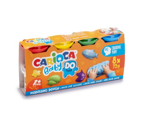 Baby Do plastelin u boji set od 8kom - Carioca