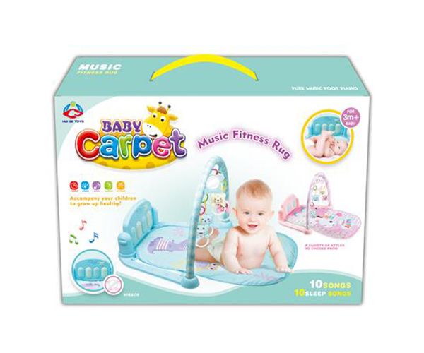 Baby fitness podloga za igranje sa melodijama - dvije vrste