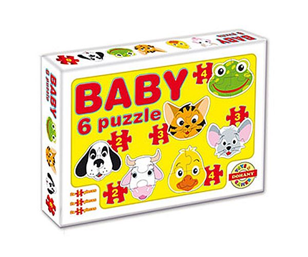 Baby Puzzle domaće životinje - D-Toys