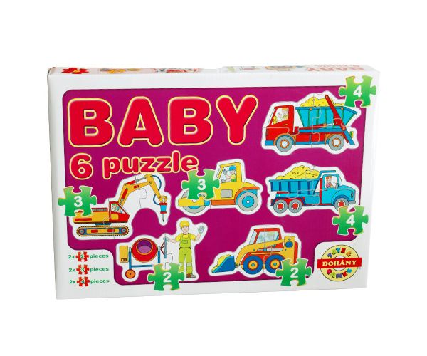 Baby Puzzle radni strojevi - D-Toys