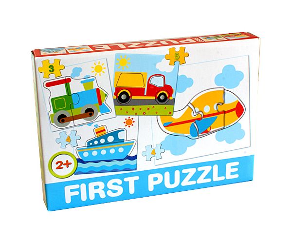 Baby puzzle s vozilima - D-Toys