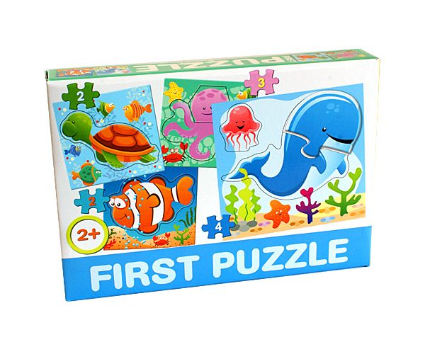 Baby puzzle sa morskim životinjama - D-Toys