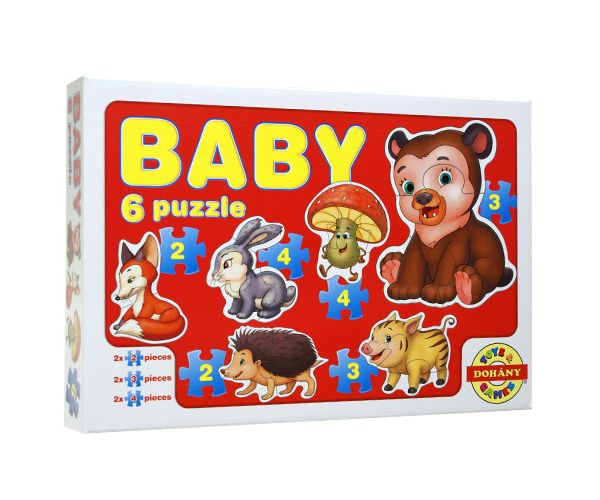 Baby Puzzle šumske životinje - D-Toys