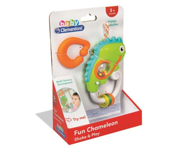 Baby zabavna kameleon zvečka - Clementoni