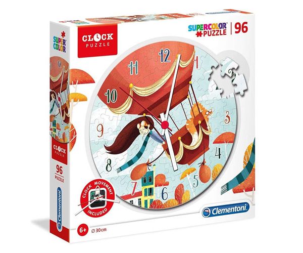 Baloni na vrući zrak sat puzzle 96kom - Clementoni