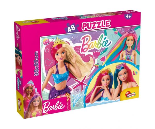 Barbie mágikus sellő barátok 48db-os puzzle 35x25cm - Lisciani