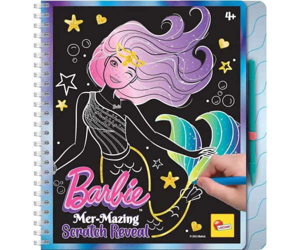 Barbie Mer-Mazing képkarc készítő szett 44 oldalas - Lisciani