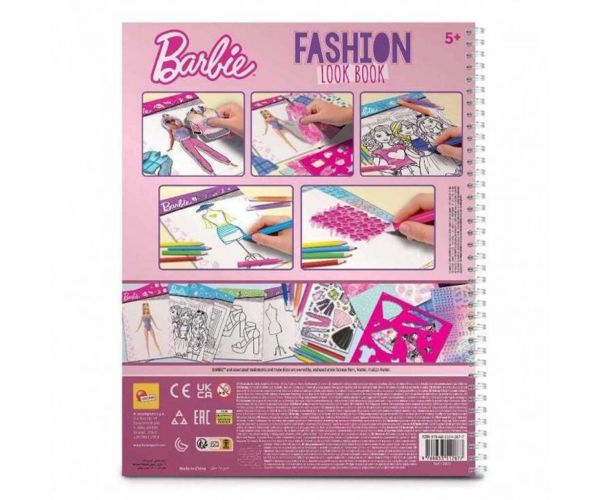 Barbie Modni dizajnerski skicirni blok - Lisciani