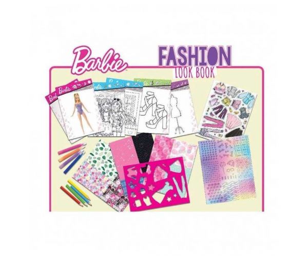 Barbie Modni dizajnerski skicirni blok - Lisciani