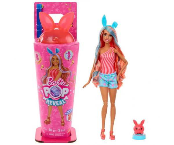Barbie: Slime Reveal Állati Buli - Nyuszi játékszett - Mattel