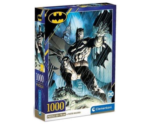 Batman HQC puzzle s posterom od 1000 komada - Clementoni