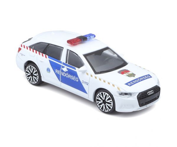 Bburago: Mađarski policijski automobil Audi A6 Avant 1:43