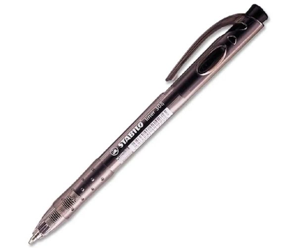 Stabilo: Liner crna kemijska 0,38mm
