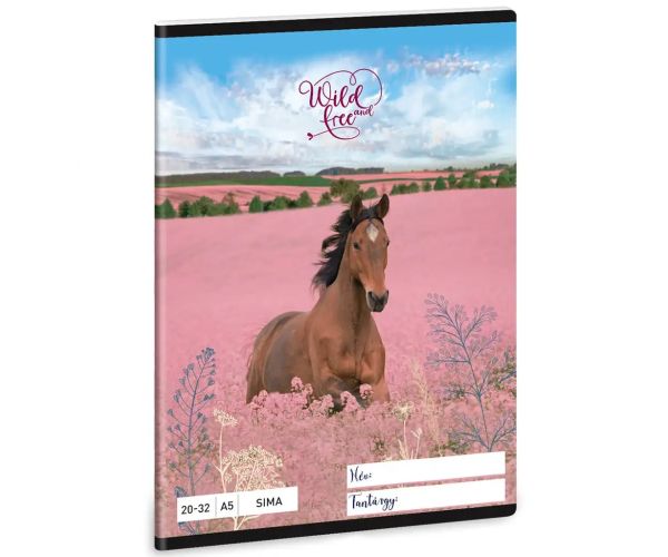 Ars Una: Wild and Free bilježnica s glatkim listovima A/5