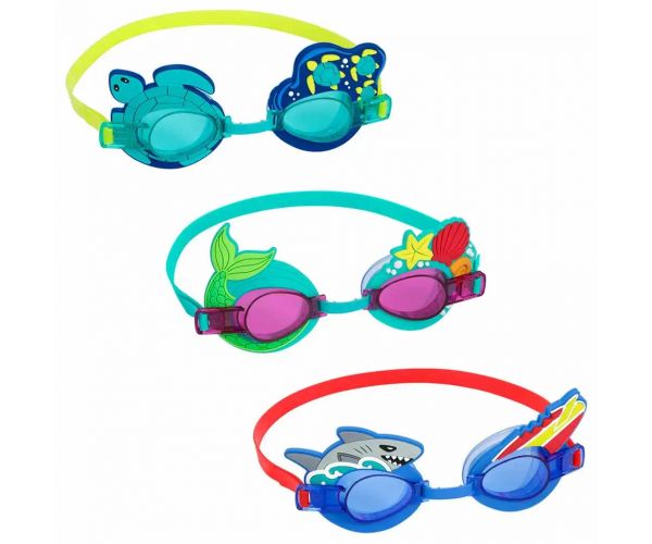 Bestway: Aqua Pals™ tengeri állatos úszószemüveg háromféle változatban 1db