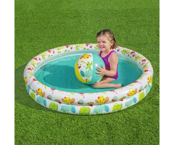 Bestway: Beachtastic napuhavajući dječji bazen 3 u 1 set Ø 122 x 20 cm