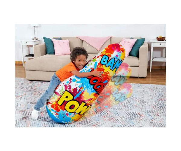 Bestway: Bob Bag™ Comic Blast napuhavajuća bokserska vreća 119 cm