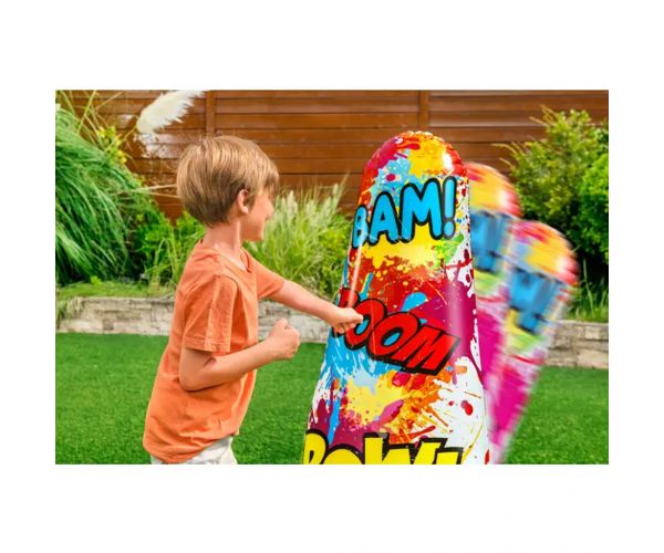 Bestway: Bob Bag™ Comic Blast napuhavajuća bokserska vreća 119 cm
