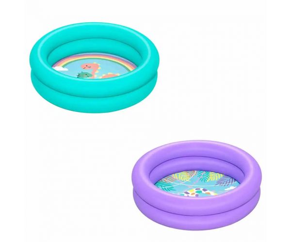 Bestway: Bébi pancsoló medence Ø 61 x 15 cm kétféle változatban 1db
