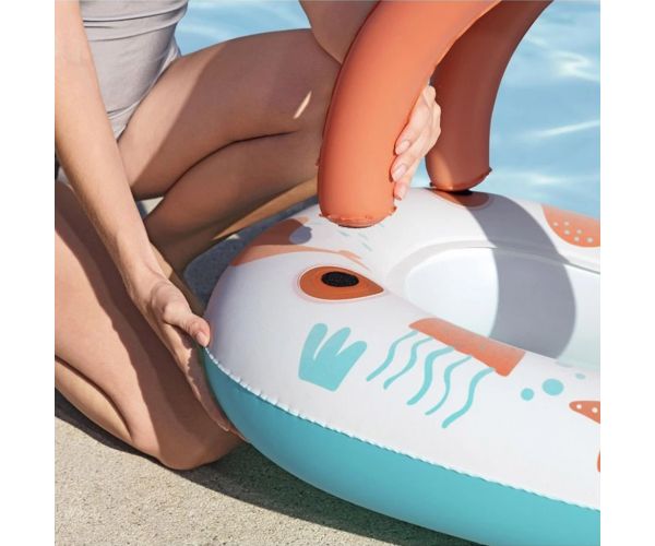 Bestway: Dječji čamac s motivom kita i tendom 84 x 67 cm