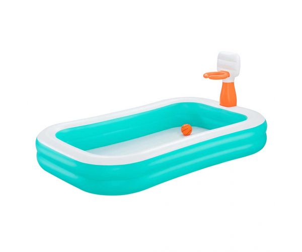 Bestway: Dunk N' Splash™ medence kosárlabda palánkkal 251x168x102cm