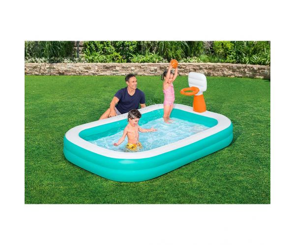Bestway: Dunk N Splash™ bazen s košarkaškom pločom 251x168x102 cm