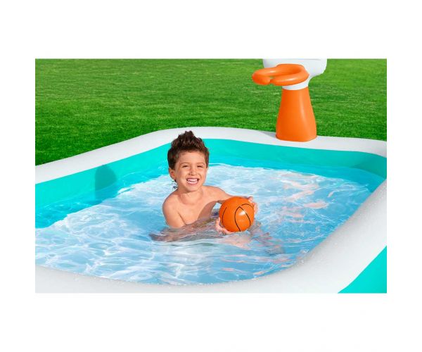 Bestway: Dunk N Splash™ bazen s košarkaškom pločom 251x168x102 cm