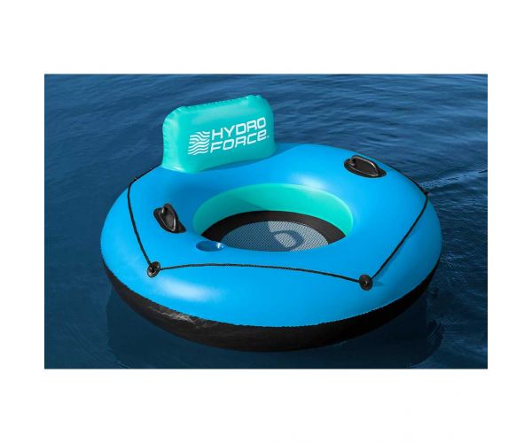 Bestway: Hydro Force® White Cap Rider™ nafukiva ležaljka za vodu s naslonom 106 x 45 cm