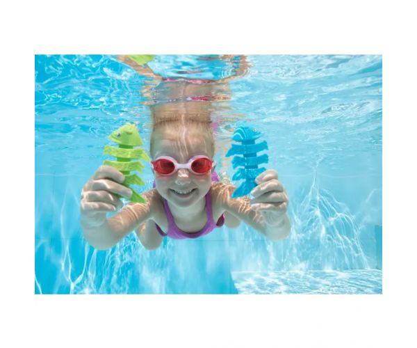 Bestway: Squiggle Wiggle™ vodena igračka s ribicama, set od 3 komada