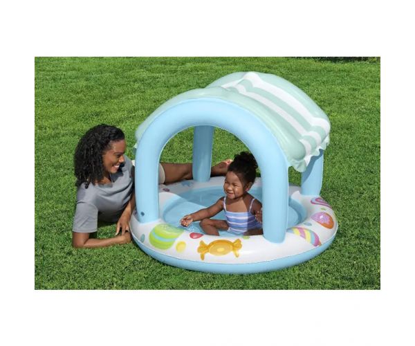 Bestway: Sweet Shoppe™ dječji bazen sa sjenilom za zaštitu od sunca Ø 104 x 84 cm