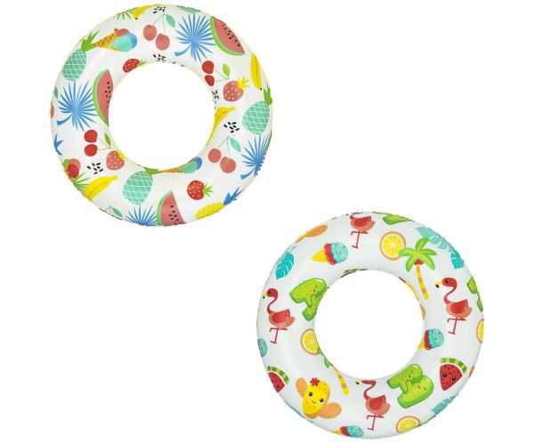 Bestway: Vidám trópusi mintás úszógumi kétféle változatban 61cm 1db