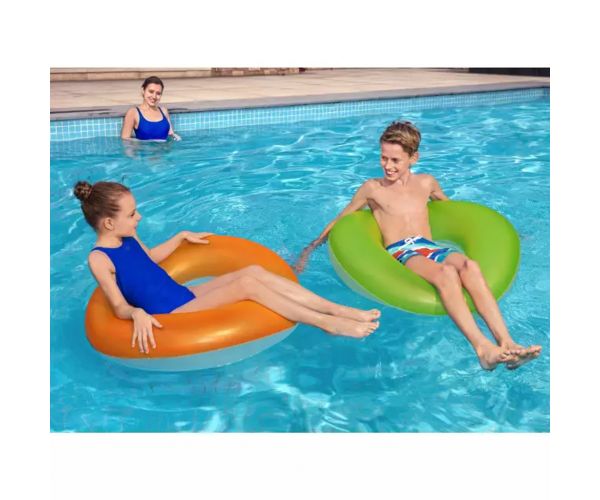 Bestway: mat s neonskim uzorkom, prsten za plivanje u dvije varijante, 91 cm, 1 kom
