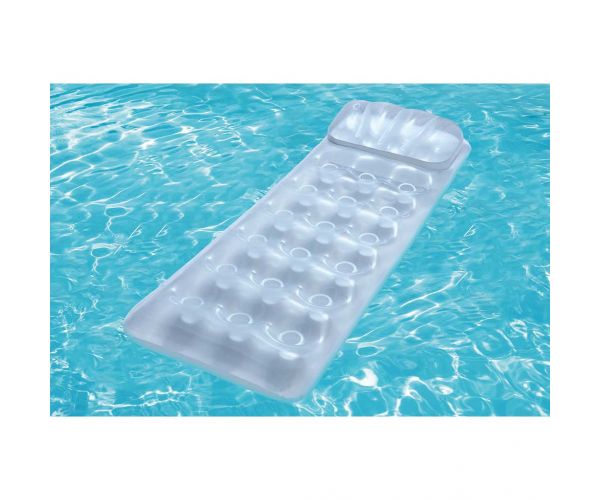 Bestway: prozirni gumeni madrac srebrne boje 175x63x26cm