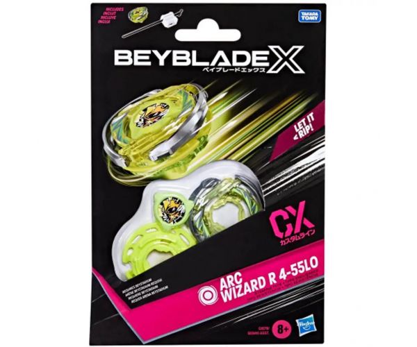 Beyblade X Starter pack: Arc Wizard R 4-55LO CX pörgettyű kezdőszett - Hasbro