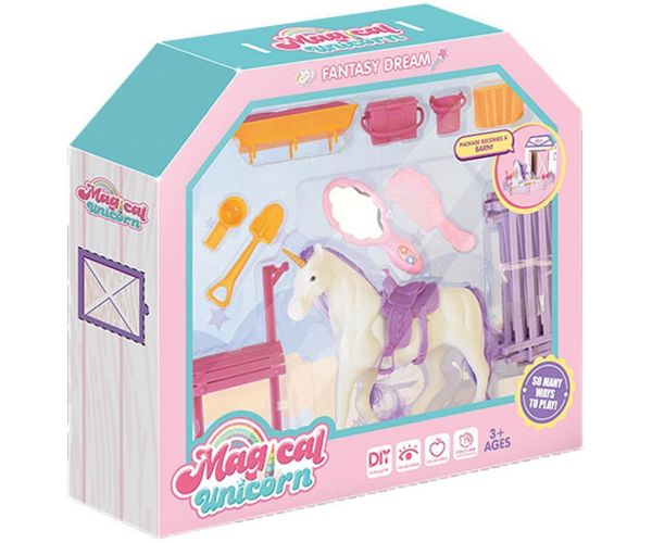 Luna: Fantasy Dream jednorog set za igru s štalom, ogradom i dodacima