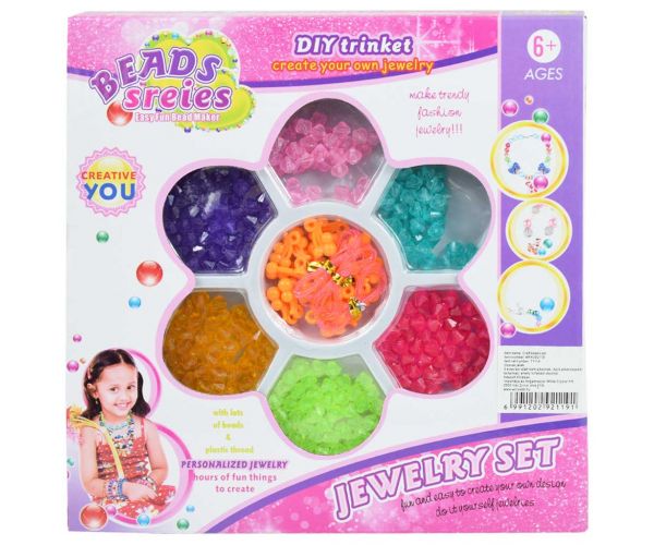 Beads Series: Set za izradu nakita s 300+ prozirnih perli u boji