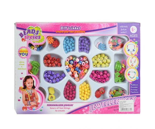 Beads Series: Set za izradu nakita s više od 200 šarenih perli i privjesaka