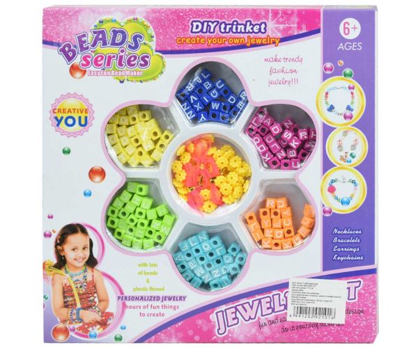 Beads Series: Set za izradu nakita s više od 300 perli u boji slova
