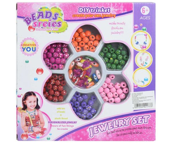 Beads Series: Set za izradu nakita s više od 300 raznobojnih perli na točkice