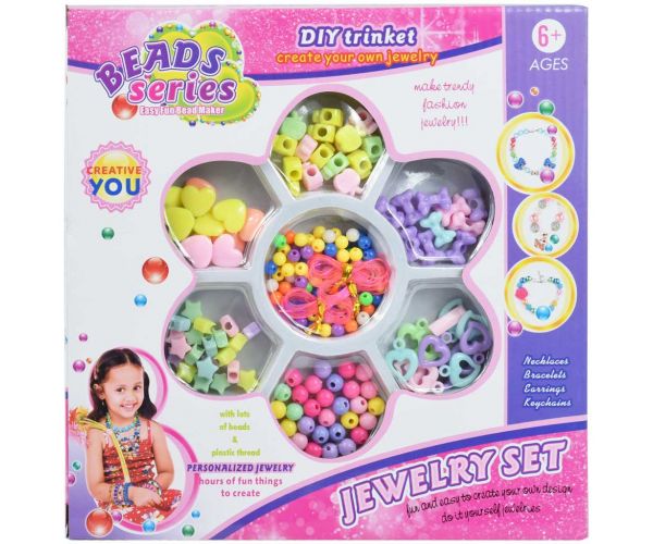 Beads Series: Set za izradu nakita s više od 300 šarenih perli različitih oblika i boja