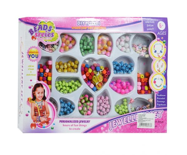 Beads Series: Set za izradu nakita s više od 500 perli u boji
