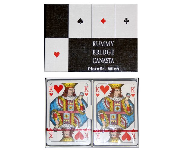 Bečke standardne remi karte 2*55 karata - Piatnik