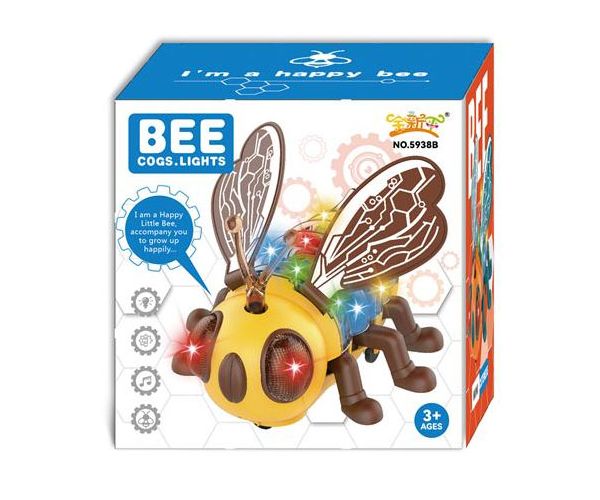 Bee sretna pčela sa svjetlom i pokretnom funkcijom 17 cm