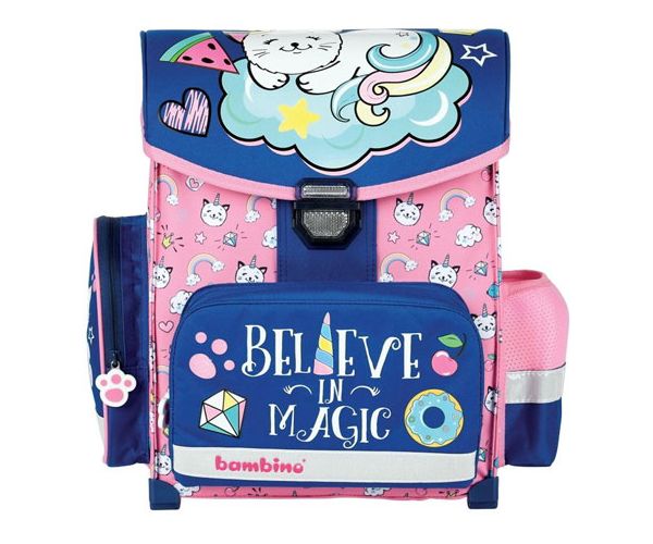 Beleive in Magic: Ergonomska školska torba Cicakornis, ruksak 36x27x14cm - Bambino