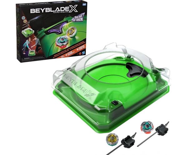 Beyblade X Sneak attack battle aréna 2db pörgettyűvel - Hasbro