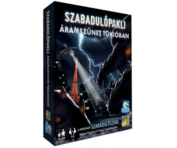 Szabadulópakli - Áramszünet Tokióban kártyajáték
