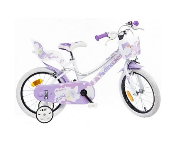 Fehér színű lányos gyerek bicikli 16-os méretben - Dino Bikes kerékpár