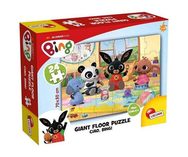 Bing: Szia Bing! óriás padló puzzle 24db-os