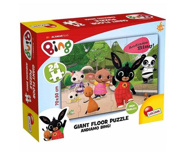 Bing: Gyerünk Bing! óriás padló puzzle 24db-os