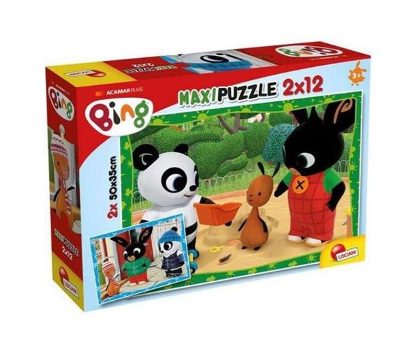 Bing i prijatelji: Zimi-ljeti 2x12kom maxi puzzle